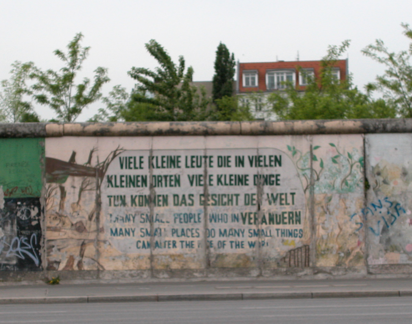 Il muro di Berlino, una frase che dice tanto...o tutto ?
